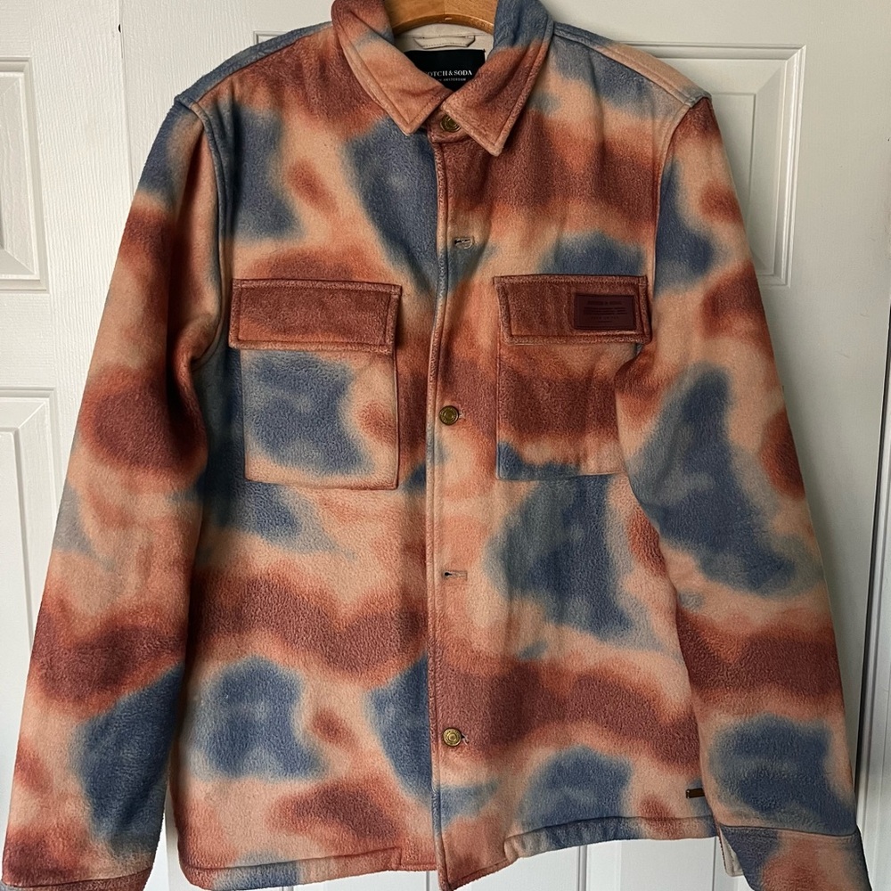 Scotch and Soda Tie Dye shirt jacket